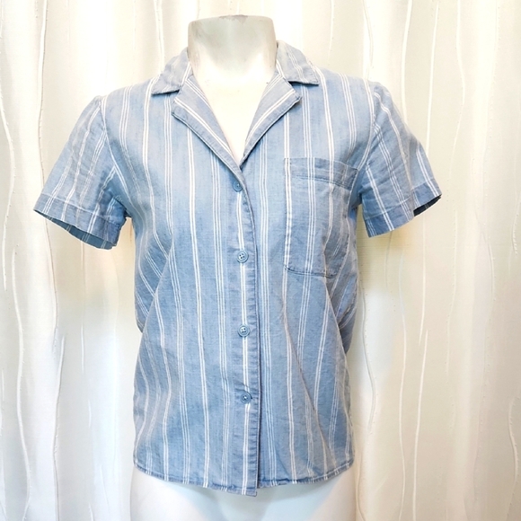 United By Blue Tops - United By Blue Striped Button Shirt